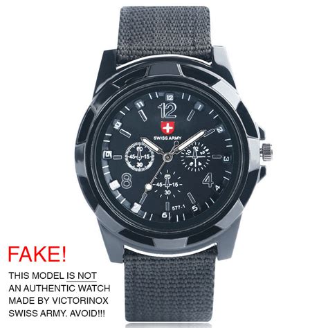 real vs fake swiss army watches|swiss army watch identification.